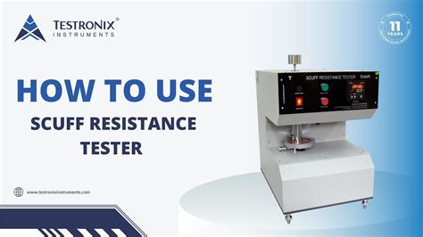 Scuff resistance tester Instruments|how does a scuff tester work.